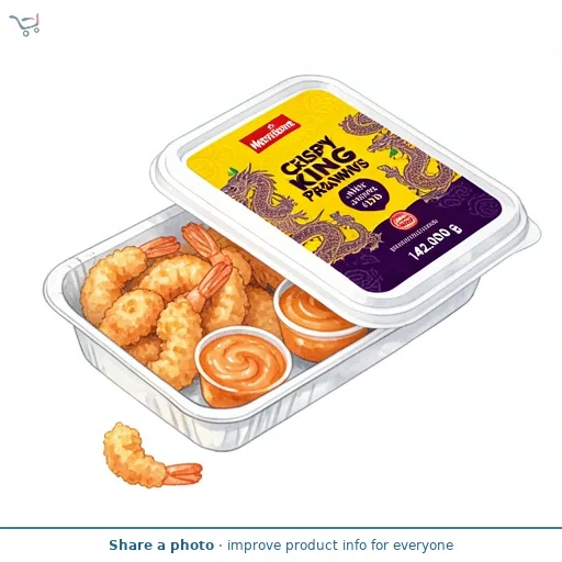 Morrisons Crispy King Prawns With Sweet Chilli Dip 142g