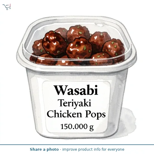 Wasabi Home Bento Teriyaki Chicken Pops 150g