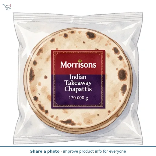Morrisons Indian Takeaway Chapattis