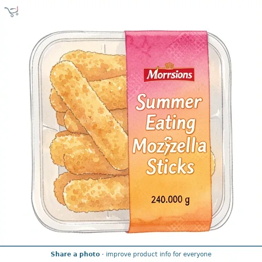 Morrisons Summer Eating Mozzarella Sticks 240g