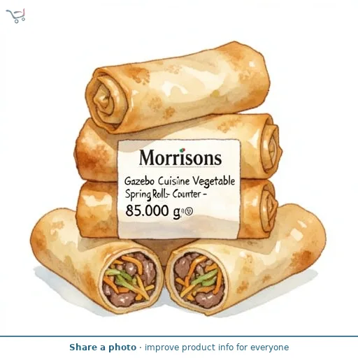 Morrisons Gazebo Cuisine Vegetable Spring Rolls - Counter