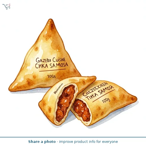 Morrisons Gazebo Cuisine Chicken TIkka Samosa 100g