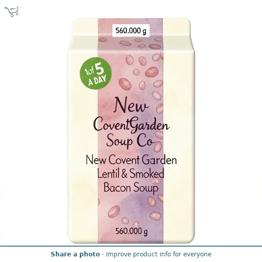 New Covent Garden Lentil & Smoked Bacon Soup