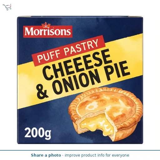 Morrisons Cheese & Onion Pie 200g