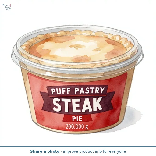 Morrisons Puff Pastry Steak Pie 