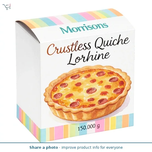 Morrisons Crustless Quiche Lorraine 150g