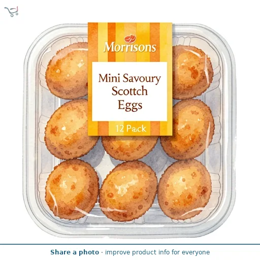 Morrisons Mini Savoury Scotch Eggs 12 Pack