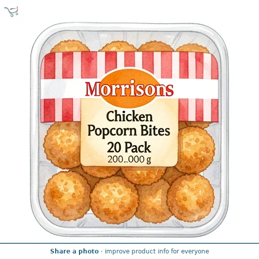 Morrisons Chicken Popcorn Bites 20 Pack