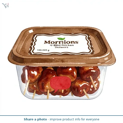 Morrisons 10 BBQ Chicken Skewers  