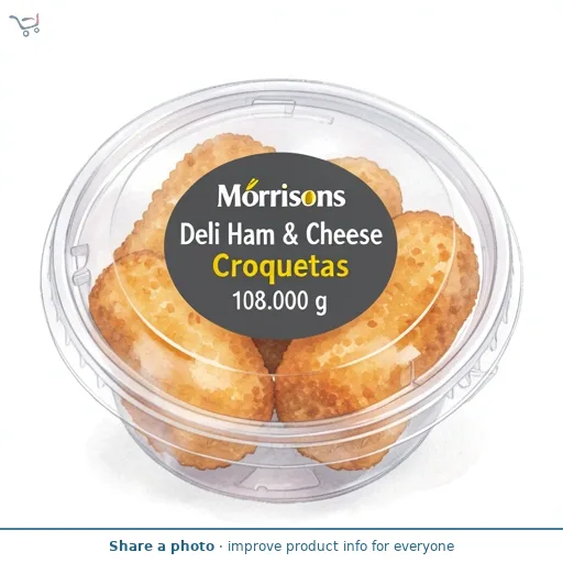 Morrisons Deli Ham & Cheese Croquetas    108g