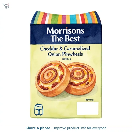 Morrisons The Best Cheddar & Caramelised Onion Pinwheels 88g