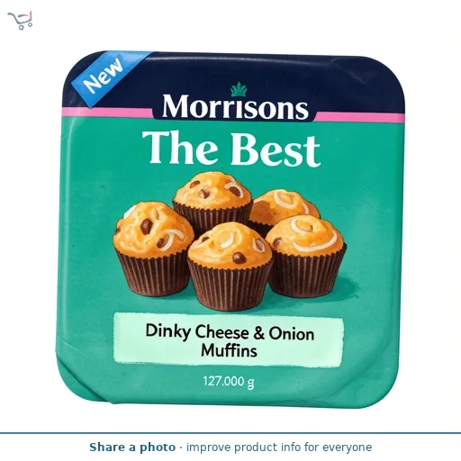 Morrisons The Best Dinky Cheese & Onion Muffins 127g