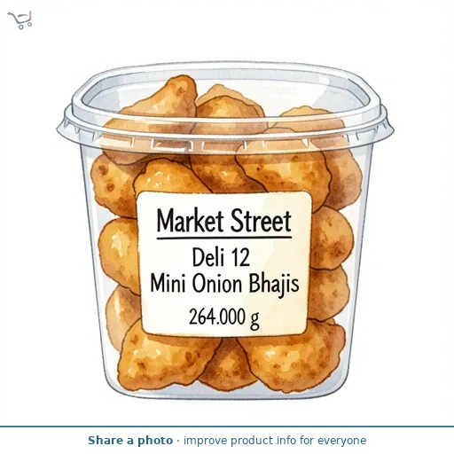 Market Street Deli 12 Mini Onion Bhajis 