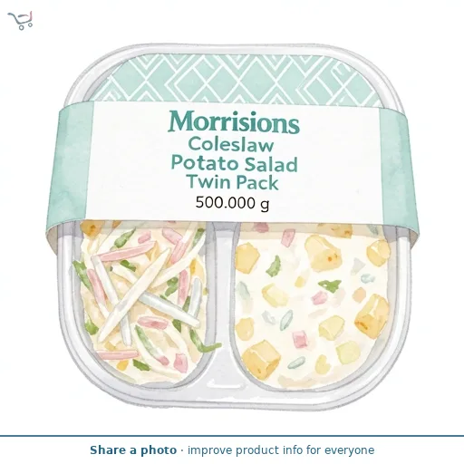  Morrisons Coleslaw & Potato Salad Twin Pack