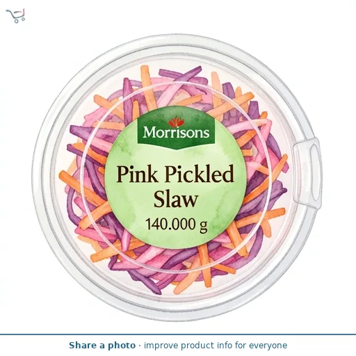 Morrisons Pink Pickled Slaw 140g