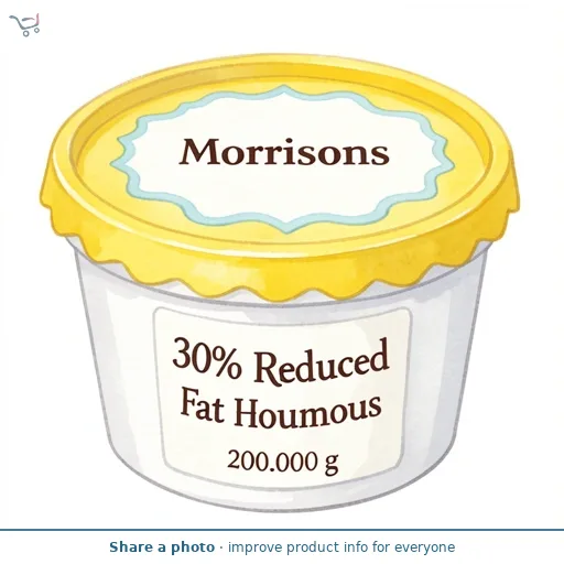 Morrisons 30% Reduced Fat Houmous 200g