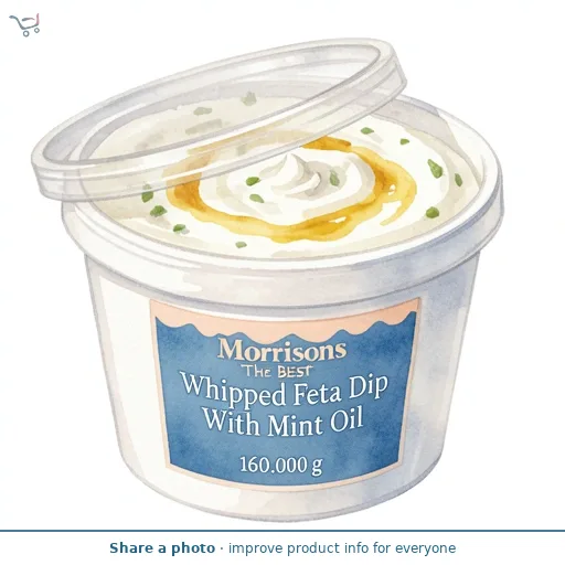 Morrisons The Best Whipped Feta Dip With Mint Oil   160g