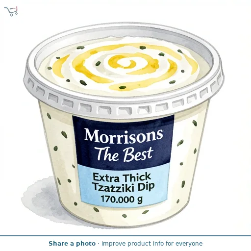 Morrisons The Best Extra Thick Tzatziki Dip 170g