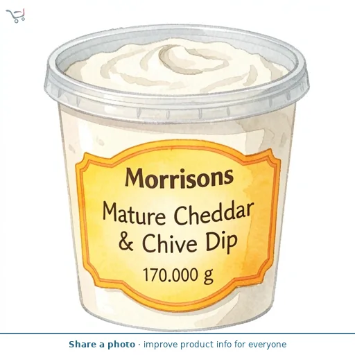 Morrisons Mature Cheddar & Chive Dip