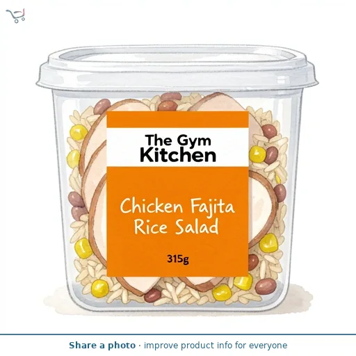 The Gym Kitchen Chicken Fajita Rice Salad 315g