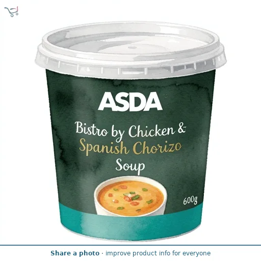 ASDA Bistro by  Chicken & Spanish Chorizo Soup 600g