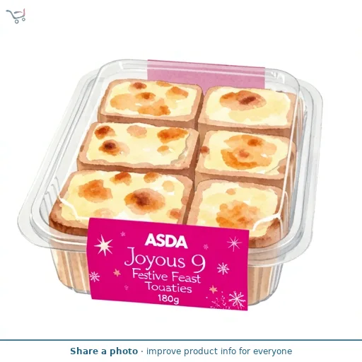 ASDA Joyous 9 Mini Festive Feast Toasties 180g