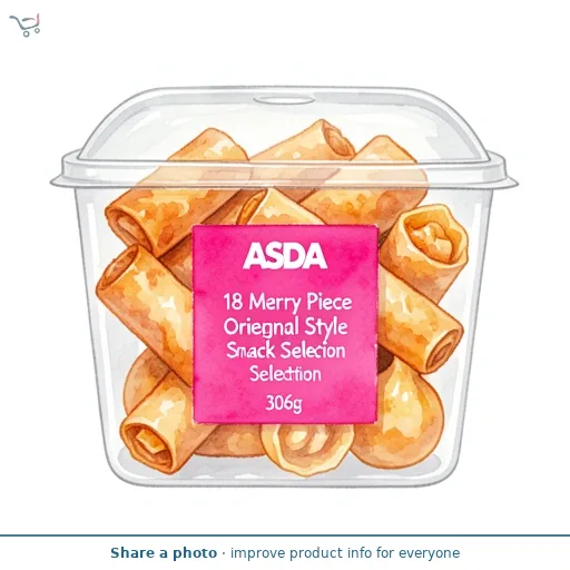 ASDA 18 Merry Piece Oriental Style Snack Selection 306g