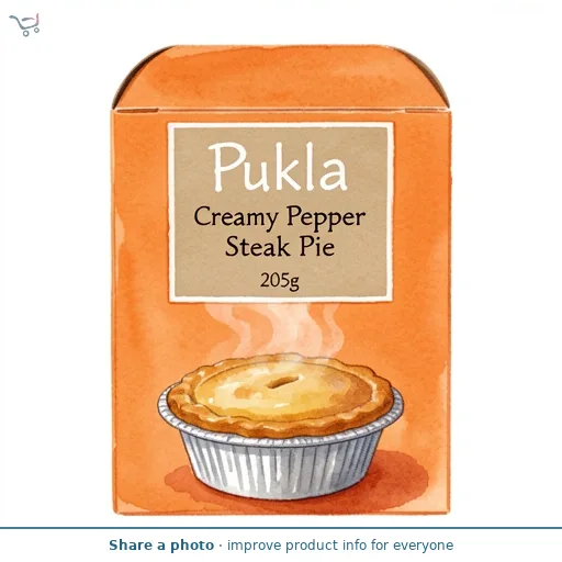 Pukka Creamy Pepper Steak Pie 205g