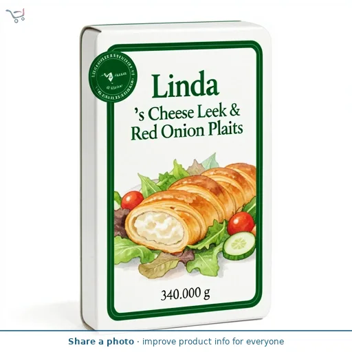 Linda McCartney's Cheese Leek & Red Onion Plaits