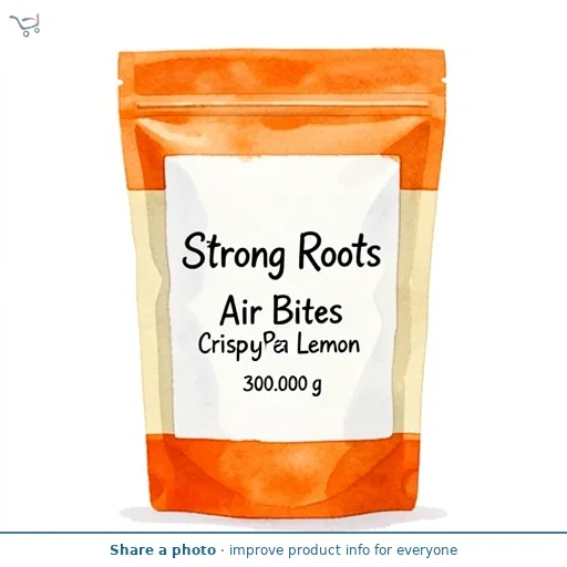 Strong Roots Air Bites Crispy Pea & Lemon 