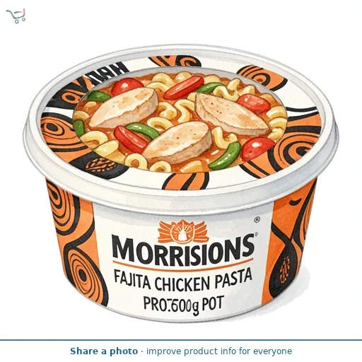 Morrisons Fajita Chicken Pasta Protein Pot