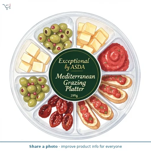 Exceptional by ASDA Mediterranean Grazing Platter 295g