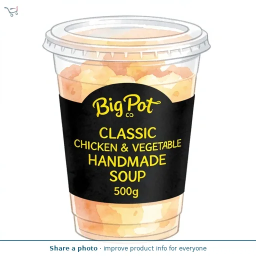 Big Pot Co Classic Chicken & Vegetable Handmade Soup 500g