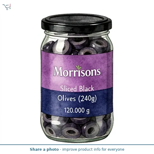 Morrisons Sliced Black Olives (240g)