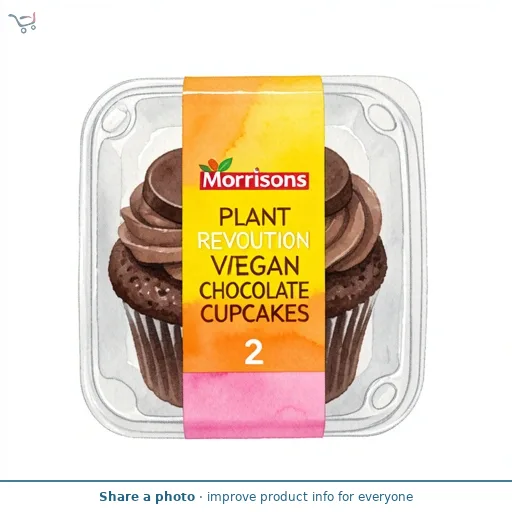 Morrisons Plant Revolution Vegan Chocolate Cupcakes