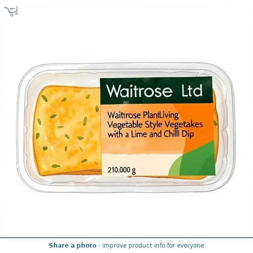 Waitrose PlantLiving Vietnamese Style Vegetable Pancakes with a Lime and Chilli Dip