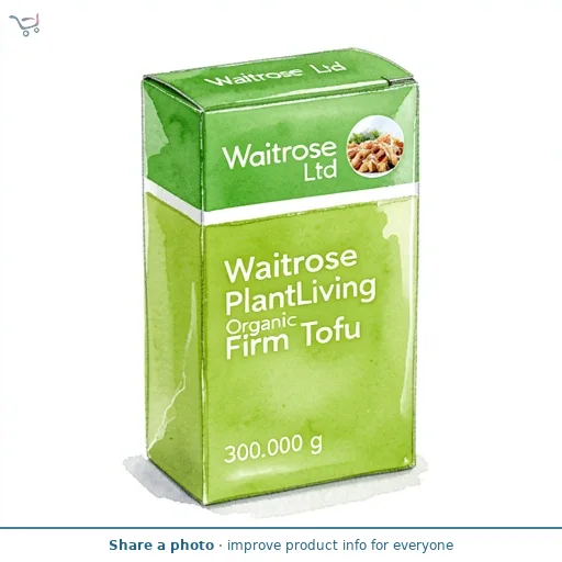 Waitrose PlantLiving Organic Firm Tofu