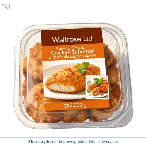 Easy to Cook Chicken Schnitzel with Middle Eastern Spices