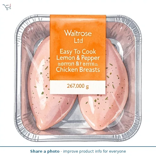 Easy To Cook Lemon & Pepper Chicken Breasts