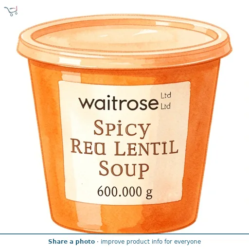 Waitrose Spicy Red Lentil Soup