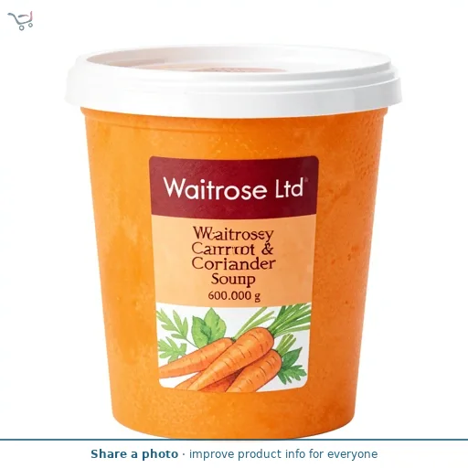 Waitrose Creamy Carrot & Coriander Soup