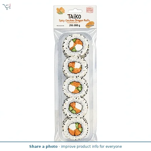 Taiko Spicy Chicken Dragon Rolls