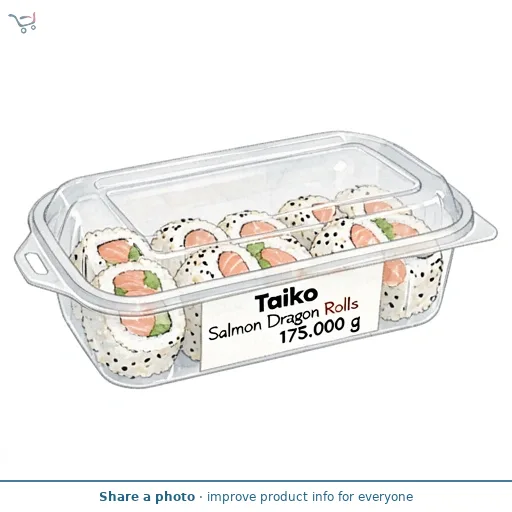 Taiko Salmon Dragon Rolls