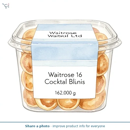 Waitrose 16 Cocktail Blinis