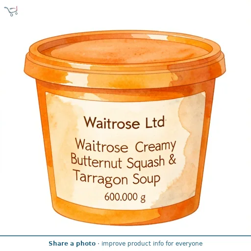 Waitrose Creamy Butternut Squash & Tarragon Soup