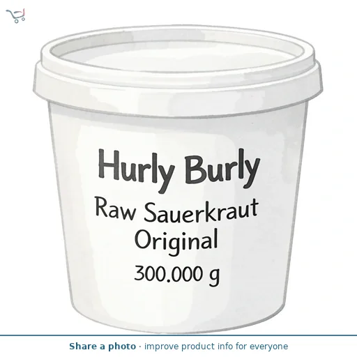 Hurly Burly Raw Sauerkraut Original