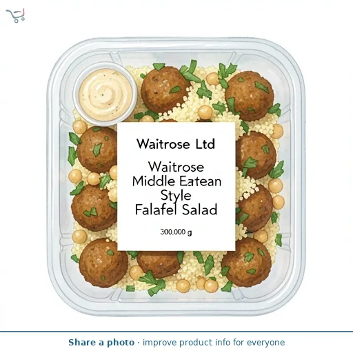 Waitrose Middle Eastern Style Falafel Salad
