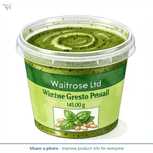 Waitrose Green Pesto with Basil