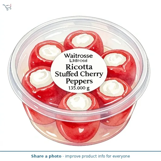 Waitrose Ricotta Stuffed Cherry Peppers