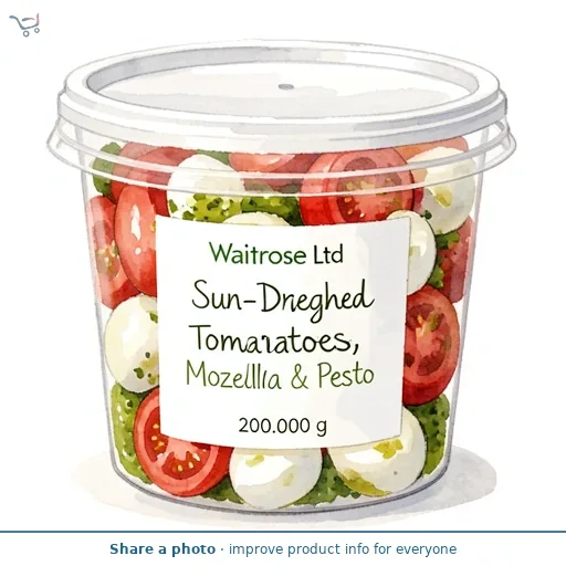 Waitrose Sun-Drenched Tomatoes, Mozzarella & Pesto